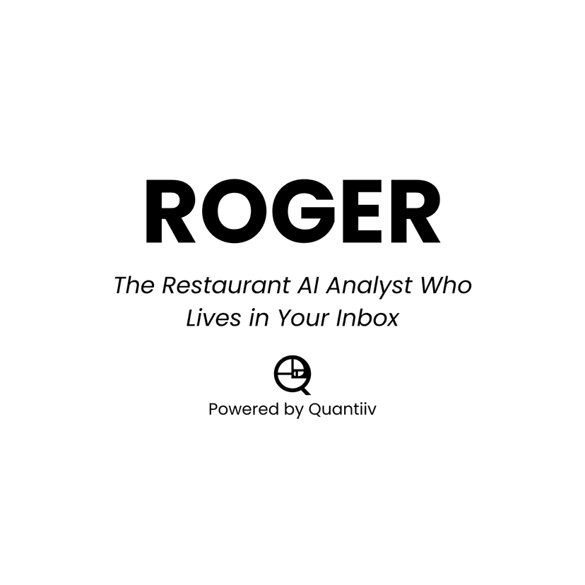Meet ROGER: The Restaurant AI Analyst Who Lives in Your Inbox